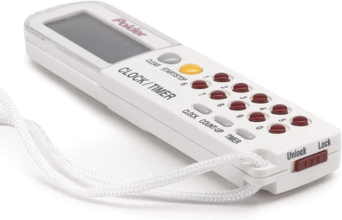 Polder Clock time Stopwatch White