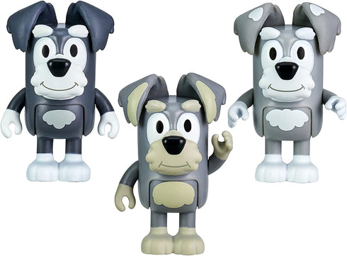 Bluey Figure School Friends Theme Pack: The Terriers, 2.5 inch Figures with Accessories