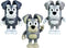 Bluey Figure School Friends Theme Pack: The Terriers, 2.5 inch Figures with Accessories