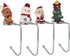 4 Pieces Animals Christmas Stocking Holders Set Mantel Hooks Hanger Xmas Safety Hang Grip Stockings Clip New Year Party Decor (4, Multi Hook)
