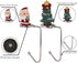 4 Pieces Animals Christmas Stocking Holders Set Mantel Hooks Hanger Xmas Safety Hang Grip Stockings Clip New Year Party Decor (4, Multi Hook)