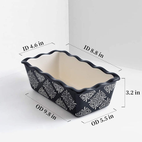 Wisenvoy Bread Pan Loaf Pan Ceramic Loaf Pans for Baking Bread Meatloaf Pan Nonstick Bread Pans for Baking Loaf Pans
