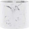 Bathroom Toothbrush Holder with Marble Pattern in Ink WhitePencil Holder Multifunctional Use,Pen Holder Make of Resin.for Bathroom Countertop and Desk.