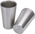 Pint Glasses Set of 2 Stainless Steel , Double Wall 16 oz Stainless Steel Tumbler, Stainless Steel Cups for Beer,Cocktails, Coffee, Tea,Smoothies,Gift for Kids and Adults