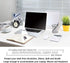 Desk Pad Protector Office Desk Mat, BUBM Waterproof PU Leather Desk Writing Mat Laptop Large Mouse Pad Desk Blotters Desk Decor for Office Home, 35.4" x 17" White
