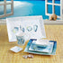Lauren Roth Designer Hawaiian Ceramic Dinnerware Collection - Coastal Ocean (Dip Bowl & Spreader)