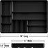 Ernst Manufacturing Home and Garage Organizer Tray, 10-Compartments, Black - 5011