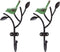 SOFFEE DESIGN 2 Packs Coat Hooks Wall-Mounted Hanging Metal Rack, Heavy Duty Tree Branch & Birds Key Holder, Vintage Farmhouse Coat Hooks for Towels, Hats, Scarves - Green