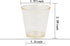 WELLIFE 200 PACK Plastic Gold Glitter Shot Cups, 2OZ Disposable Shot Glasses,Small Hard Plastic Tumblers,Gold Tasting Sampling Cups,Premium Mini Container Perfect for Whiskey, Perfect for Christmas