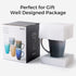 GBhome 19 Oz Large Tea Mug with Infuser and Lid, Porcelain Tea Cup with Infuser Basket and Lid for Steeping Loose Leaf Tea, Well Packaged in Gift Box,Perfect for Gift or Self-use - Black Gradient