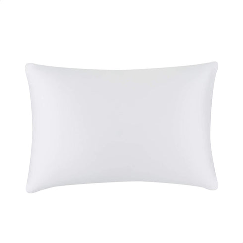 Amazon Basics 100% Mulberry Silk Sleep Set for Hair and Skin with Pillowcase, Eye-Mask and Travel Pouch - Dual Side 19 Momme Silk, White, Standard, Sleep Set