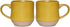 Bosmarlin Large Stoneware Coffee Mug Set of 2, Big Tea Cup for Office and Home, 17 Oz, Dishwasher and Microwave Safe, 1 PCS (Yellow, 2)
