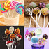 300Pcs 6 Inches Cake lollipop Pops Making Tools 100Pcs Cake Pop Sticks 100Pcs Cake Pop Bags and 100Pcs Twist Ties