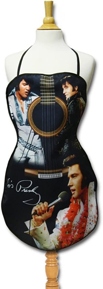 Midsouth Products Elvis Presley Apron in Shape of Guitar