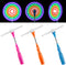 HFXXAD Flashing Light Up Windmill for Kids, 3 Pcs Spinning LED Music Colorful Windmill, Glow in The Dark Party Supplies, Kids Birthday Party Favors for Teens (Without Dry Battery)