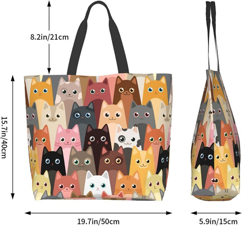 Tote Bags Women - sugar Skull Flower Grocery Reusable Tote Bag Large Casual Shoulder Bag Handbag For Shopping Travel
