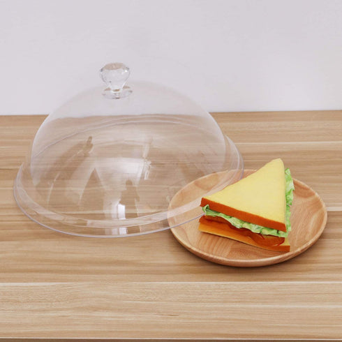 BESTONZON Food Cover Dome Food Screen Protector Fly Cake Cover for Home Restaurant Use (8.5x 5.9 Inch)