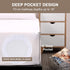 Mecerock Mattress Protector, Breathable and Soft Waterproof Mattress Protector, Mattress Cover, Fitted to 18" Deep, Mattress Cover Queen Size Bed