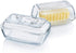 Luminarc Cow Butter Dish, Set of 1, Lid, 1, Clear