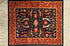 Wovenrugs Set of 4 Rug Table Coasters – Persian Design Fabric Carpet Drink Mats (Mix-4-5-7-8)