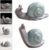 Amosfun 2Pcs Snail Figurine Ceramic- Miniature Snail Ornament - Miniature Cats Minifigures Unicorn Figurines Decor Figurine -Tea Table Ornament Mini Retro Creative -Decor Snail Figurine Ornament