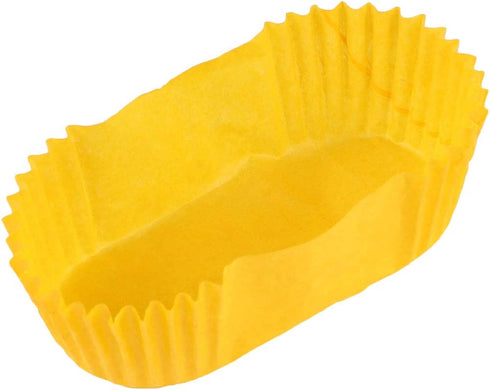 Cabilock 1000 Pcs Baking Cup Oval Cake Paper Tray Boat Shape Paper Cups High Temperature Cake Cup Bread Baking Cups Safe Grease Proof Cupcake Liners Perfect Cups for Cake Balls Muffins Cupcakes