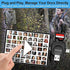 Trail Camera Viewer Compatible with iPhone iPad Mac Android, 4 in 1 SD and Micro Card Reader to View Photos from Wildlife Hunting Game Camera on Smartphone Compatible with iOS, Android Devices