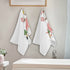 Christmas Gnomes Hand Bath Towel Highly Absorbent Soft Hanging Towels Winter Snowflake Xmas Tree Kitchen Dish Towel Set Washcloth 2pcs