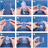 BENECREAT 20 Pack 2.7x2.7x6.3" Plastic Boxes Rectangle Plastic Party Favor Boxes for Wedding Party Treat Candy Cupcakes