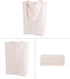 Lily Queen Natural Canvas Tote Bags DIY for Crafting and Decorating Reusable Grocery Washable Bag Shopping Bag (Natural - 6 Pack)