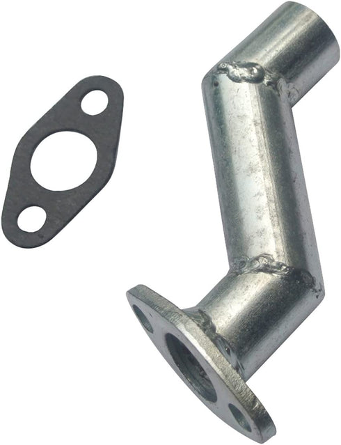JRL 32mm Offset Intake Manifold & Gasket for Carb 49 66 80cc Motorized Bicycle Steel
