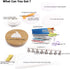 kowanii Sugar Cake Cookie Decorating Supplies Tools Kit Set, 7 inch Bamboo Cookie Turntable, Small Kitchen Lazy Susan Turntable for Table Organizer Wood Baking Tools Bakeware