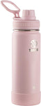 Takeya - 51079 Takeya Actives Insulated Stainless Steel Water Bottle with Spout Lid, 18 oz, Blush