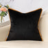 Yangest 18x18 Inch Leopard Decorative Velvet Throw Pillow Cover Black and Gold Cheetah Cushion Case Modern Pillowcase for Sofa Couch Bedroom Living Room Home Decor