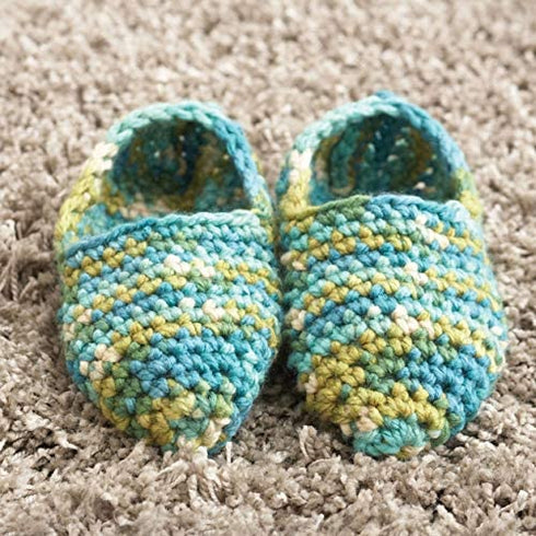 Bernat Softee Chunky Ombre Yarn, 2.5 oz, Gauge 5 Bulky Chunky, 100% Acrylic, Denim Ombre