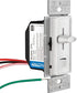 Lutron Skylark LED+ Dimmer Switch for Dimmable LED, Halogen and Incandescent Bulbs | Single-Pole or 3-Way | SCL-153P-WH | White