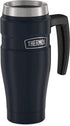 THERMOS Stainless King Vacuum-Insulated Travel Mug, 16 Ounce, Matte Blue