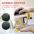 KAGDIDA Bottle Can and Jar Grip Opener 5 Pack, 5-in-1 and 4 pieces Rubber Jar Opener Grippers, Lid Seal Remover Lid Twist Off for Children, Weak Hand and Seniors with Arthritis