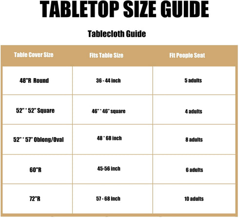 LUSHVIDA Round Waterproof Table Cover Elastic Tablecloth Vinyl Fitted Table Cover Elastic Edged Plastic Table Cover Fits Tables up to 36"-44" R Pine