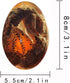 Lava Dragon Egg Fire Pocket Dragon, Luminous Dream Crystal Transparent Dragon Egg, Handmade Sculpture Fire Pocket Dragon Souvenir, Resin Sculpture Desktop Ornaments (red1)