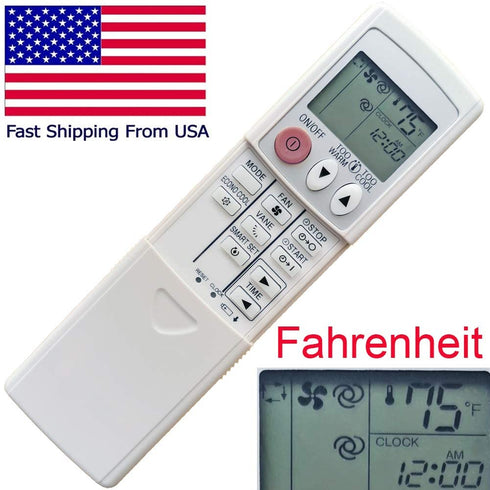 CHOUBENBEN Replacement Mitsubishi Electric Mr Slim Air Conditioner Remote Control MSZ-FE18NA MSZ-D30NA MSZ-D36NA MSZ-D30NA-8 MSZ-D36NA-8 MSZ-A24NA-1 MSZ-GA24NA