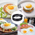 Egg Ring,Egg Cooking Ring,4 Pack Stainless Steel Egg Rings,Ring for Cooking Eggs,Pancake Mold for Frying Eggs,Round Pancake Mold