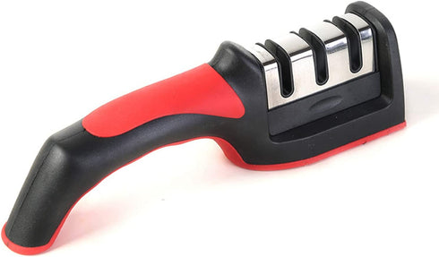 MICPANG Knife Sharpener 3 Stage Knife Sharpening Tool for Dull Steel, Paring, Chefs and Pocket Knives to Repair, Restore and Polish Blades