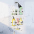 Shower Caddy Over Shower Head,Ewaiira Hanging Shower Caddy Bathroom 3 Tier Shower Caddy Shower Organizer Hanging Shower Caddy Over Shower Head No Rust