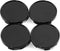 4pcs 54mm(2.13in)/49mm(1.93in) Wheel Hub Center Caps Black Base for #40342-AU511 40342-40P01 40343-5P215