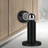 Hommyzone Adjustable Height Magnetic Door Stopper,Magnetic Door Stop, 304 Stainless Steel Door Holder with Wall&Floor Mounted€¦?Black)