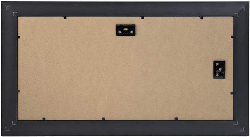 Golden State Art, Wall Display Picture Frame - Collage Style, White Mat - 7x14 for 4x6 Photos, Antique Gold