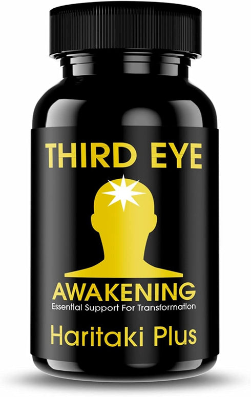 Third Eye Awakening - Organic Haritaki Capsules- Kailash Herbals-100 Capsules- 650 mg Each-Terminalia chebula