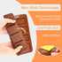 4 Pcs Break Apart Candy Molds Silicone Shapes Mini Chocolate Bar Silicone Molds Set, Small Molds for Wax Melts (A+B)
