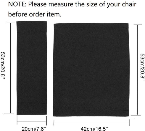Counting Mars 2 Set Replacement Cover Canvas for Directors Chair, 20cm X 52cm + 52cm X 42cm